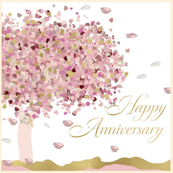 Happy Anniversary - Tree for wholesale by Rush Design Ltd