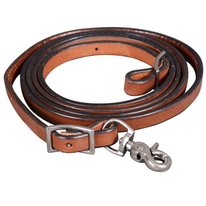 BERNE138-American Leather Split Reins for wholesale by LS Western