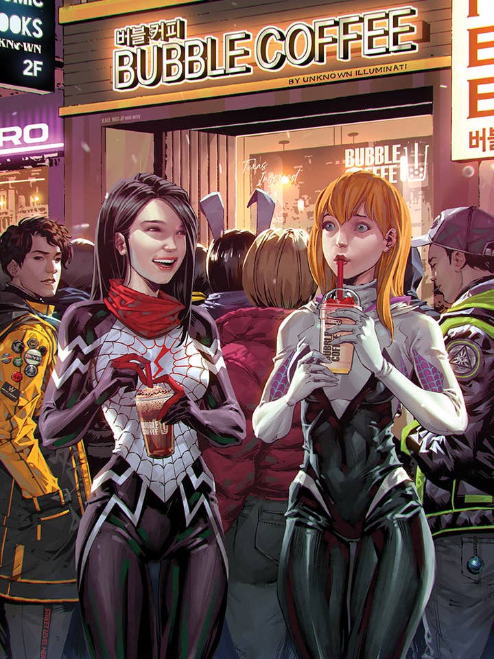 Silk #2 (av 5) Unknown Comics Kael Ngu Exklusiv Virgin Var (2021-04-28) för wholesale av Unknown Comics