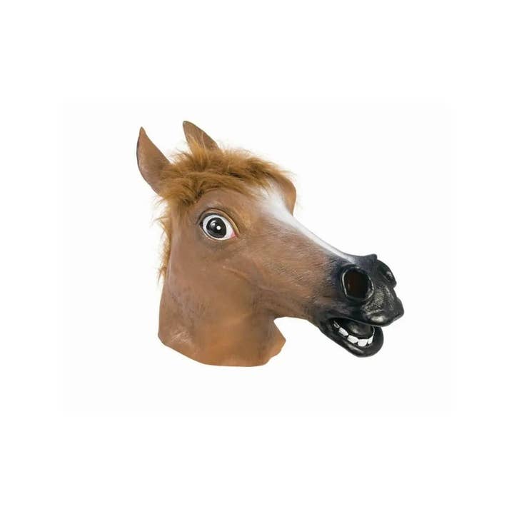 Party Expo, LLC - Wholesale Costume – Unisex - Mask Brown-Horse