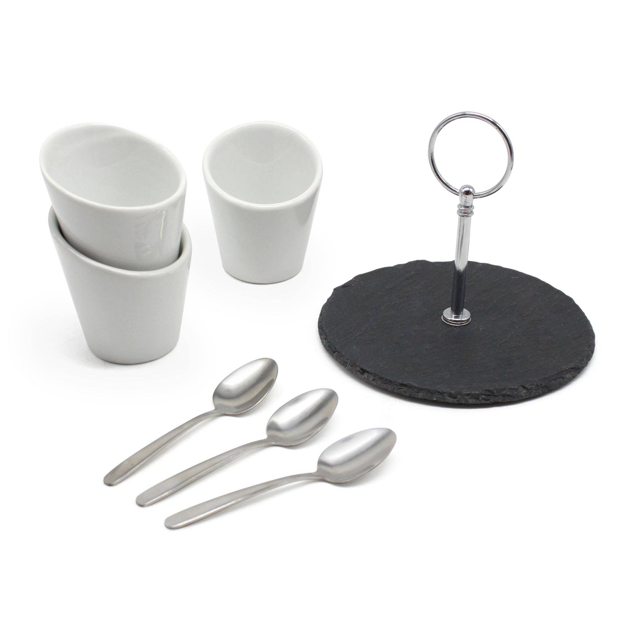 ELEGANT PRODUCTS UK LTD – wholesale Platter – Van Gogh Tapas Serving Set With Slate Ceramic Dishes2