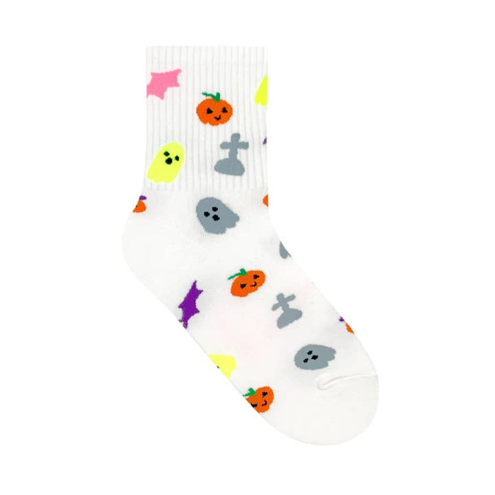 7DAYSSOCKS - Wholesale Socks - Women's - Women's Crew Halloween Emoticon Socks2