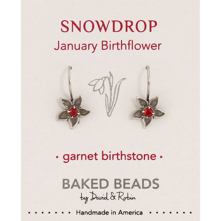 Birthflower Earring for wholesale by Baked Beads