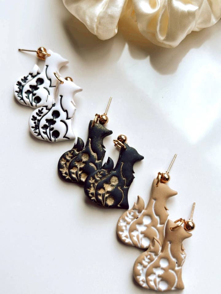 Raposas da Floresta Floral por atacado de Everything Ky and I