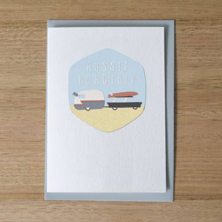 Bobangles - Wholesale Everyday greeting card - Sunday Paper Greeting Card - Aussie Roadtrip0