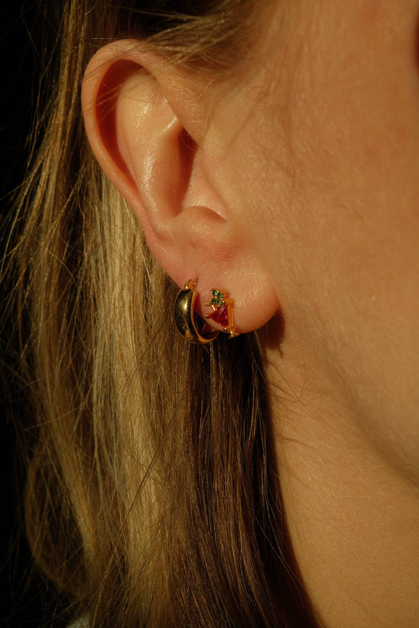 XZOTA - Wholesale Hoop Earrings - Tiny bold hope g-p1