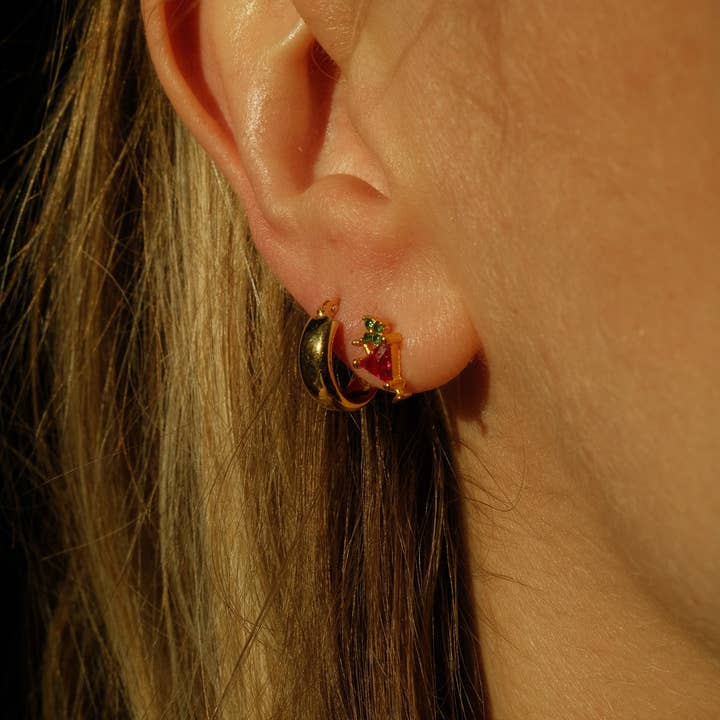 XZOTA - Wholesale Hoop Earrings - Tiny bold hope g-p1