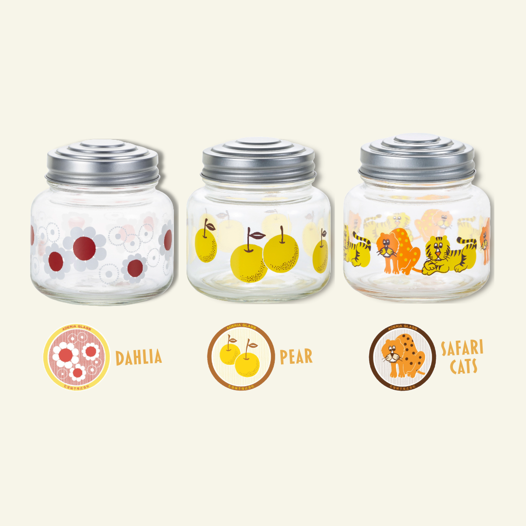 ADERIA - Wholesale Jar - ADERIA Retro | Mini Jar | 10 Pattern Options9