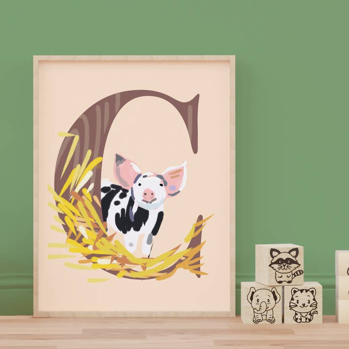 Alphabet book - C for ... Pig for wholesale by Colette de B.
