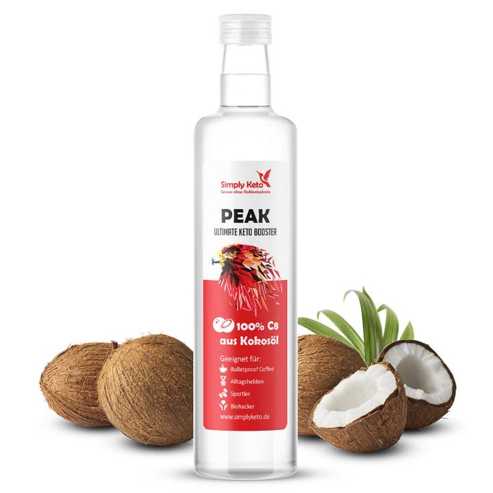 Simply Keto – Großhandel Speiseöl – Peak C8-Öl 500ml
