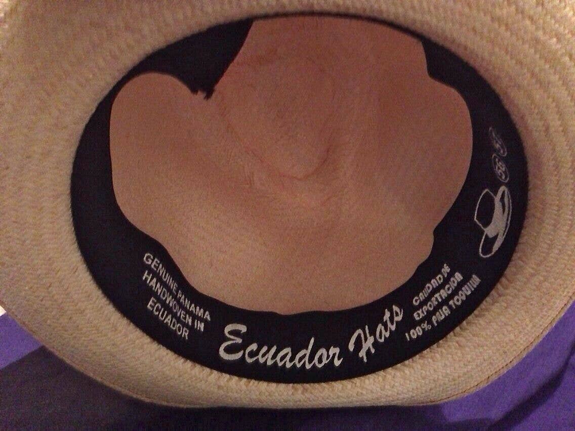 ECUALAMA - Wholesale Straw Hat - Unisex - Genuine Classic Fedora Panama Hat Handwoven In Ecuador - Natural Straw Color3