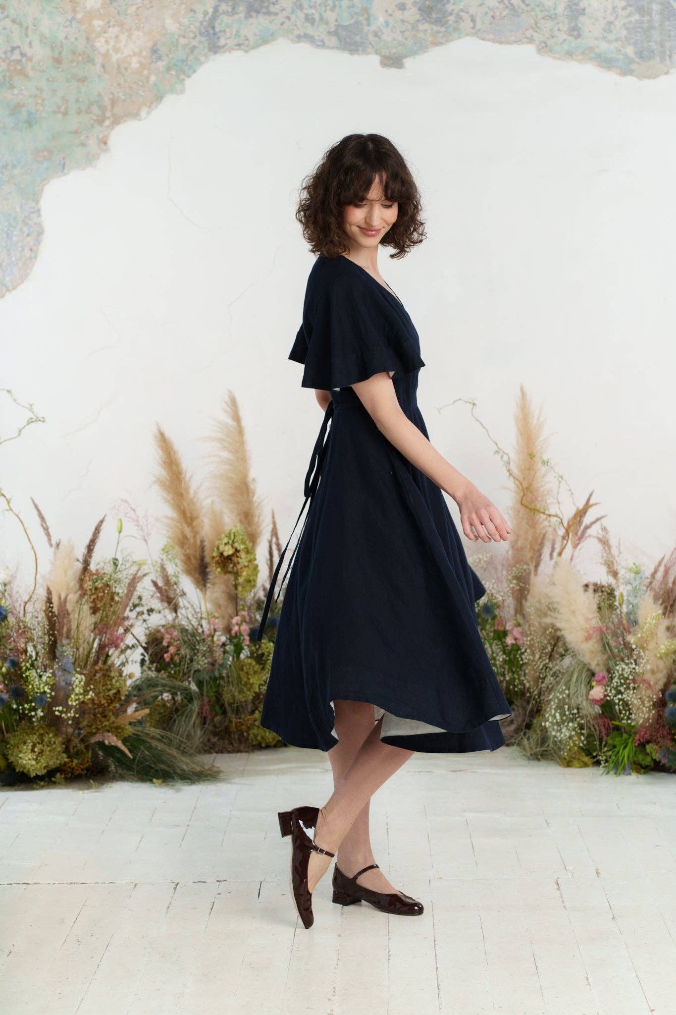 Son de Flor - Wholesale Jurk - Dames - Wikkeljurk met vlindermouwen42