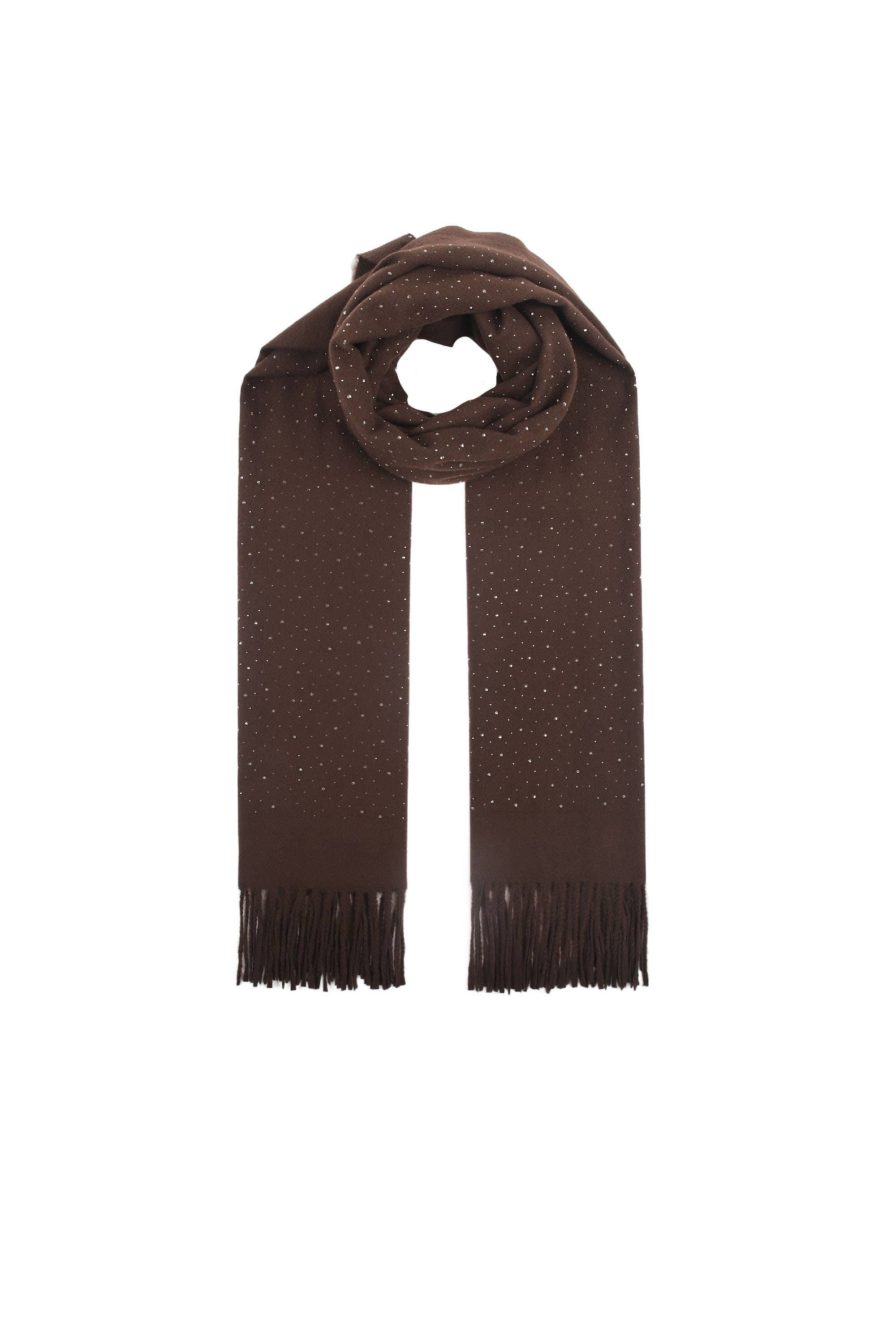 PHANIE MODE - Wholesale Scarf - Women's - E-09300 Scarf with rhinestones and fringes6