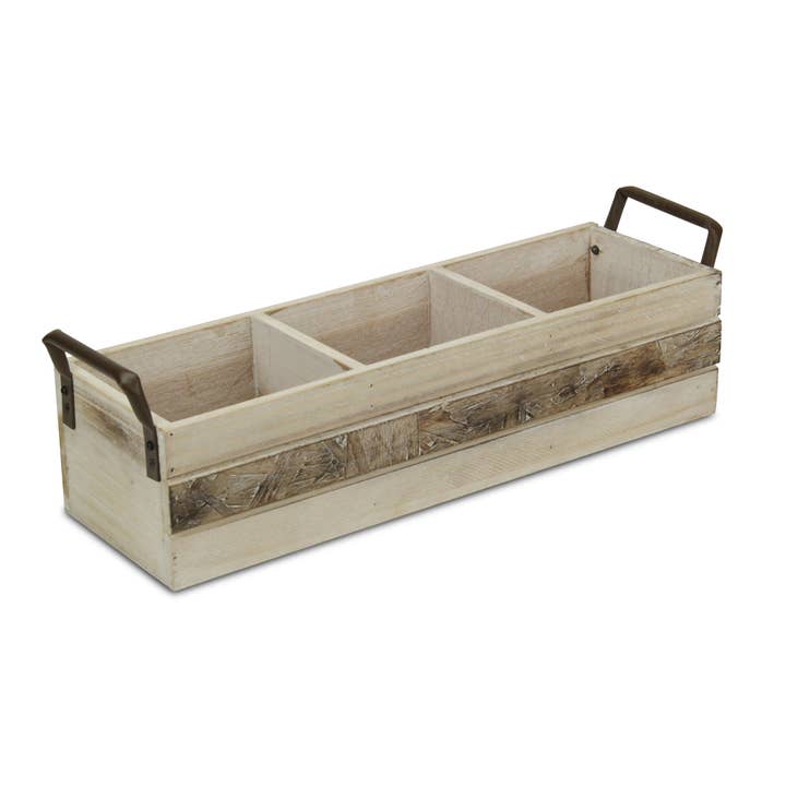 Cheungs Home Decor - Wholesale Desk Organizer - Reid Wooden Storage Caddy - Brown