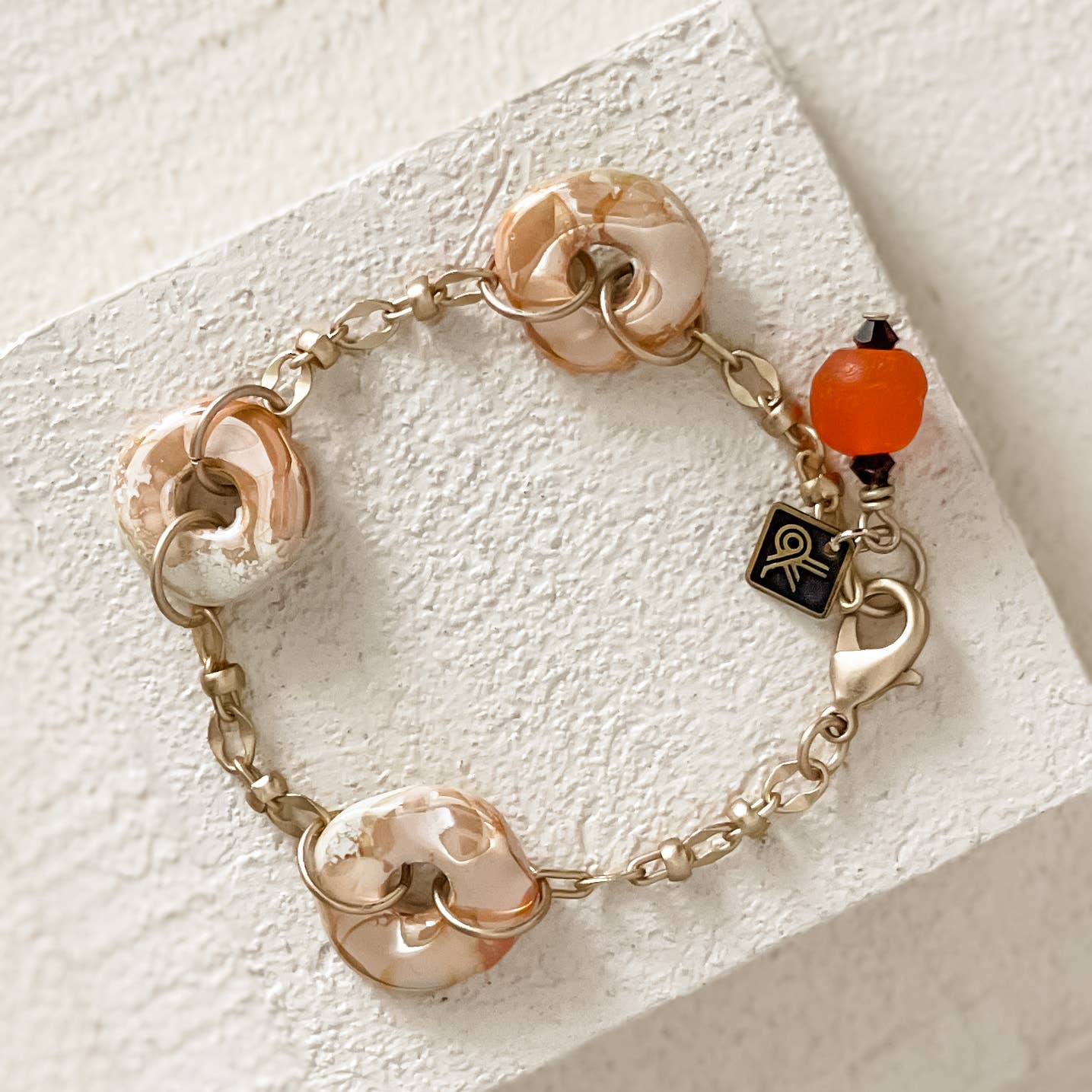 Diana Kauffman Designs - Wholesale Charm/Dangle Bracelet - Fire Element Bracelet0