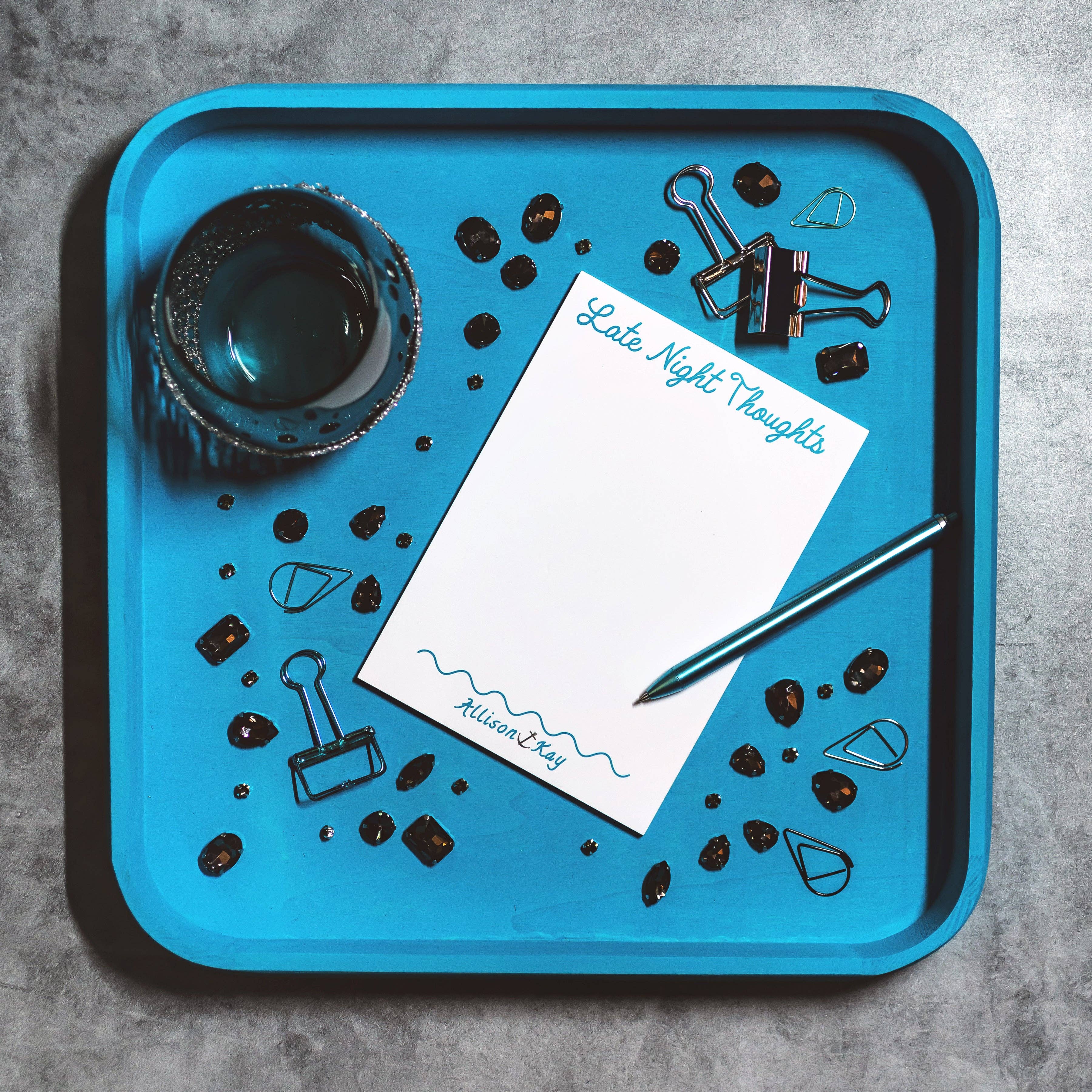 Allison Kay Designs Co. - Vente Blocs-notes - Bloc-notes sur les pensées de fin de soirée1