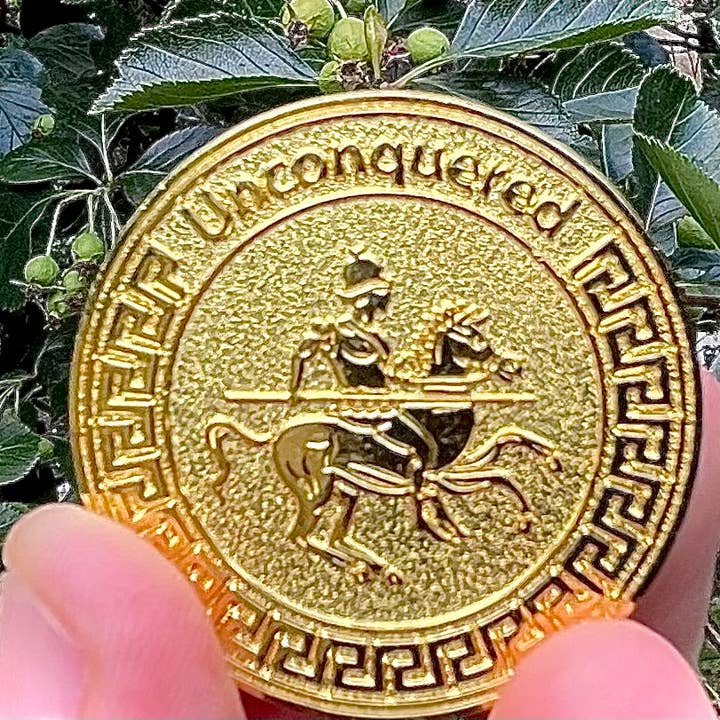 Motto Medallions – Großhandel Sammelmünze – Invicta/Unbesiegtes Motto-Medaillon3