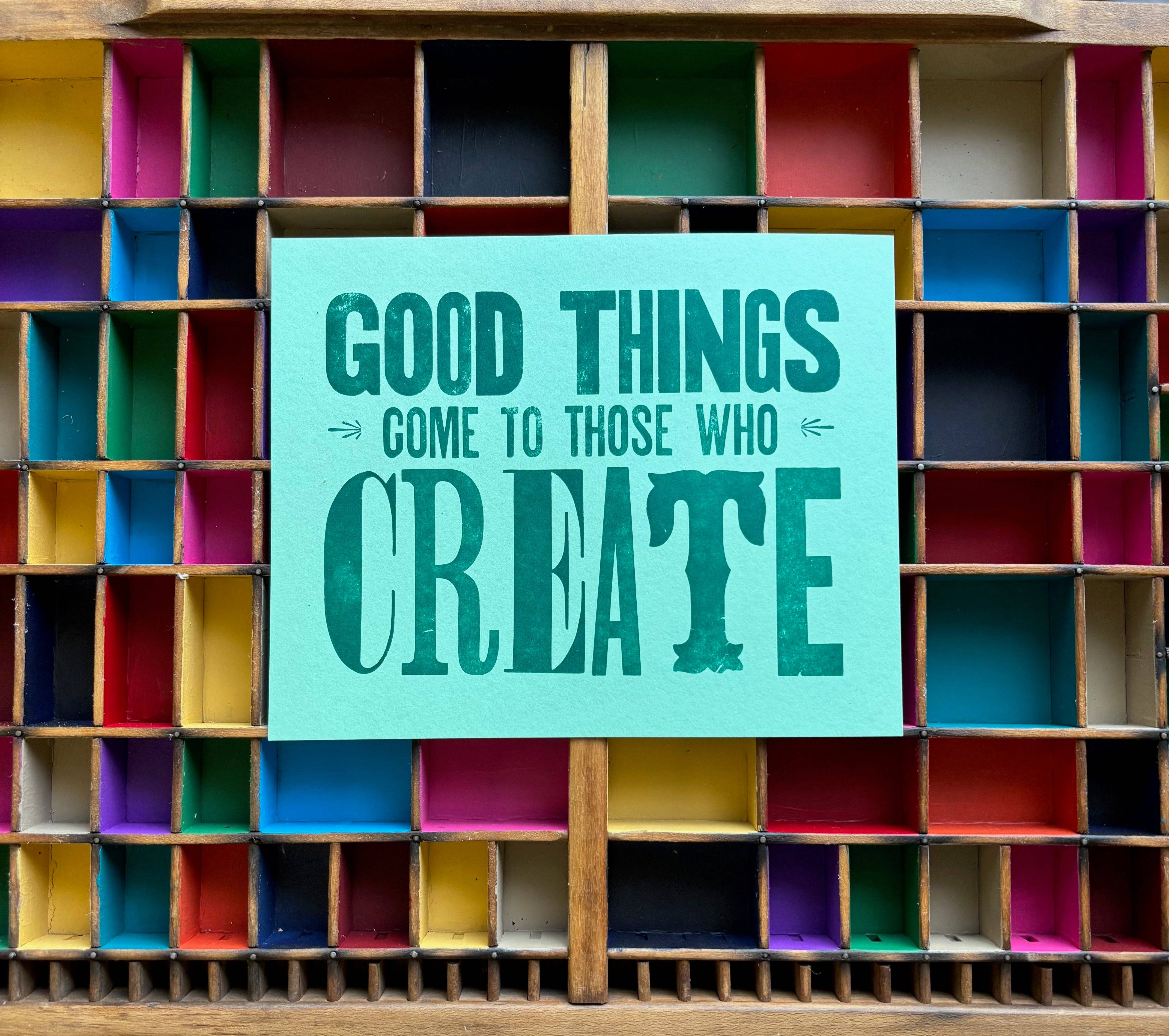 Base Camp Printing Co. - Wholesale Art Print - Good Things 8x10 Print1