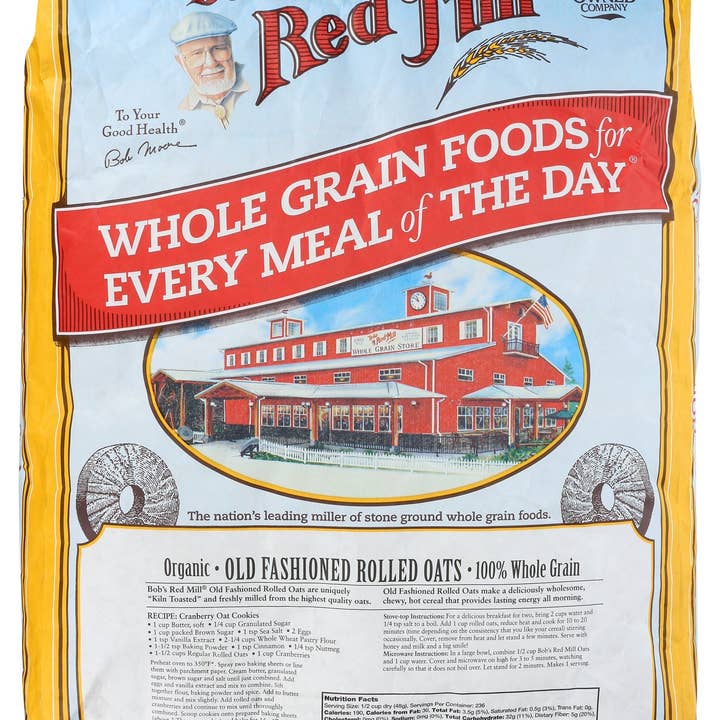 Everyday Supply Co - Wholesale Oats - BOBS RED MILL OATS ROLLED REGULAR ORG