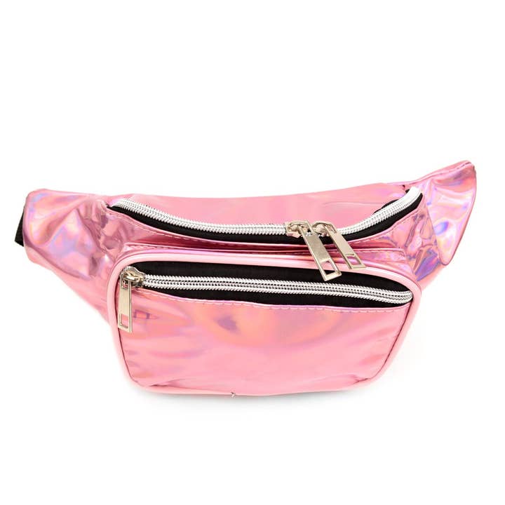 Selini New York - Wholesale Belt bag – Women’s - Iridescent Metallic Waist Fanny Pack - LFBG1304