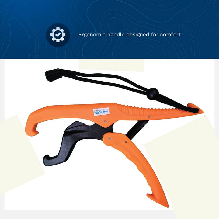 HOOK-EZE - Wholesale Sporting Accessories - Hook-Eze Floating Fishing Lip Gripper - Orange/Green/Yellow