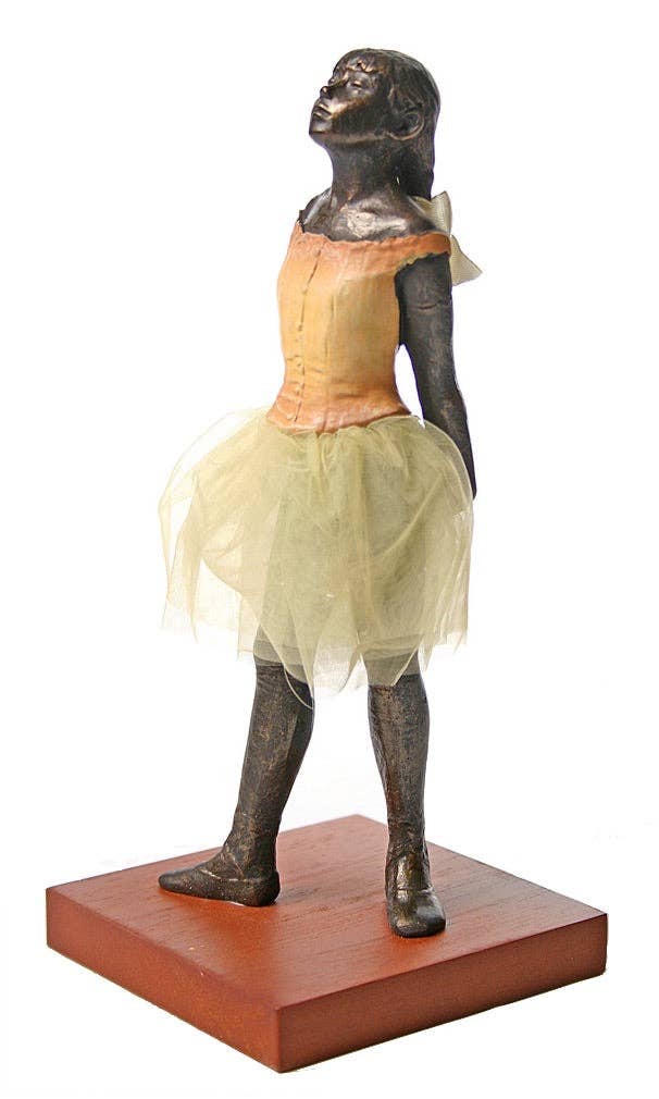 Museum Wholesale Inc - Wholesale Sculpture - Degas Little Dancer of Fourteen Years Ballerina Ballet Fabric Tutu by Parastone 8.5H1