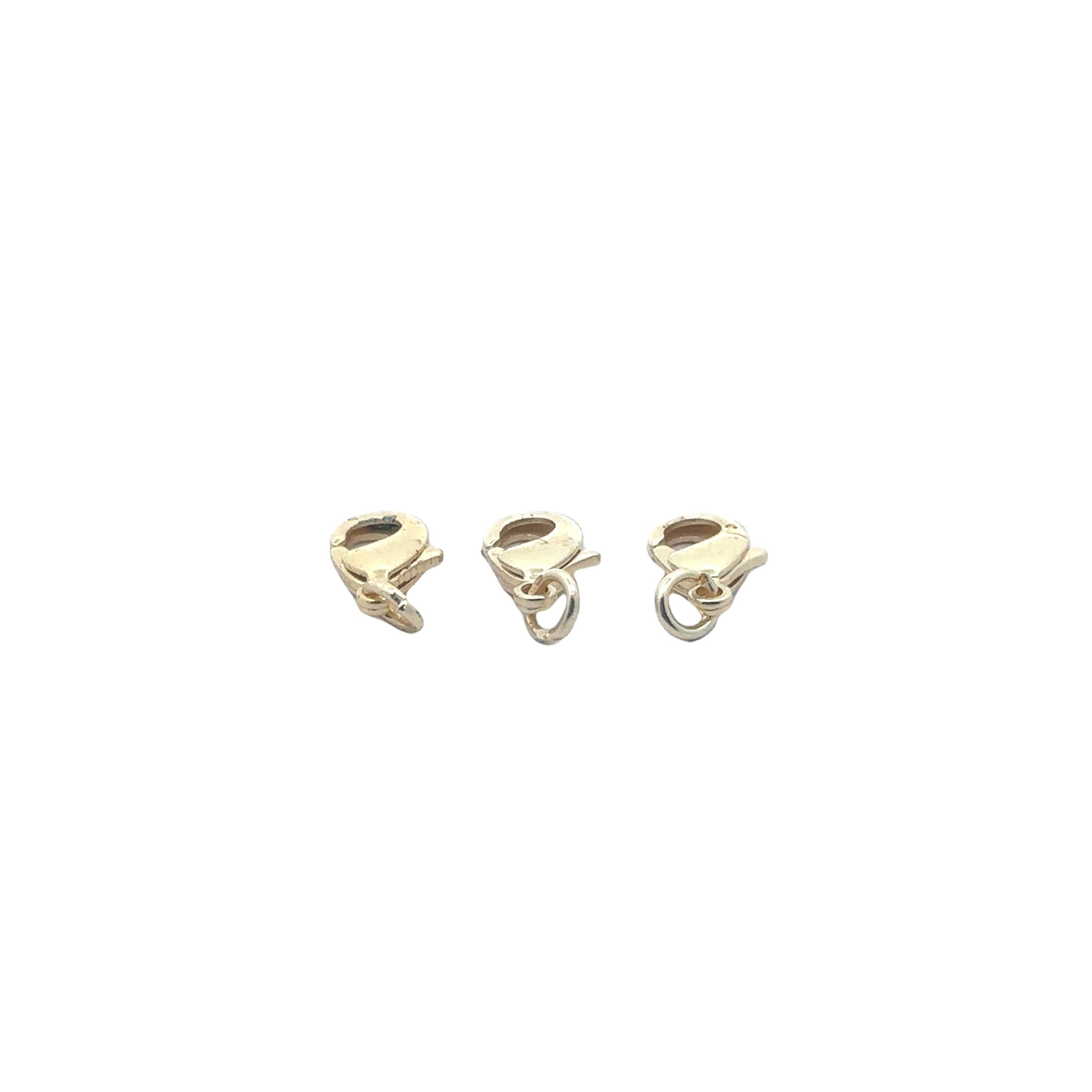 Purity Beads - Wholesale Clasp - Gold Finish Lobster Claw Clasps With Jump ring 20 pcs in pack Size :10mmX6mm #CL50BMGO