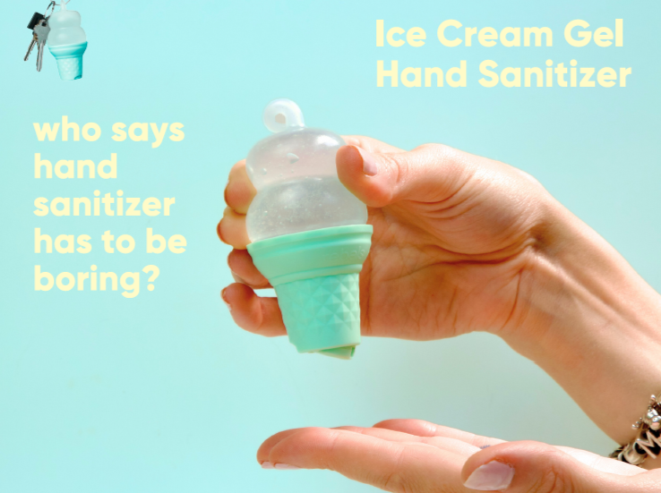 Rebels Refinery - Wholesale Hand Sanitizer - Ice Cream Hand Sanitizer GEL REFILLABLE 40ml3