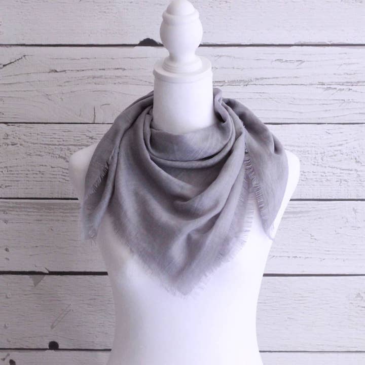 Apricot Ave - Wholesale Scarf - Women's - Flaxen -Single Lightweight Smooth Square Scarf in 4 sizes.3