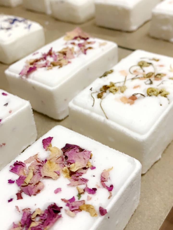 Coconut Milk Bath Bombs for wholesale by Peace Love & Scents LLC