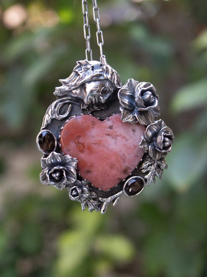 Valentine Muse Herzanhänger, AR- 7732 für den Großhandel von Ambra Jewels