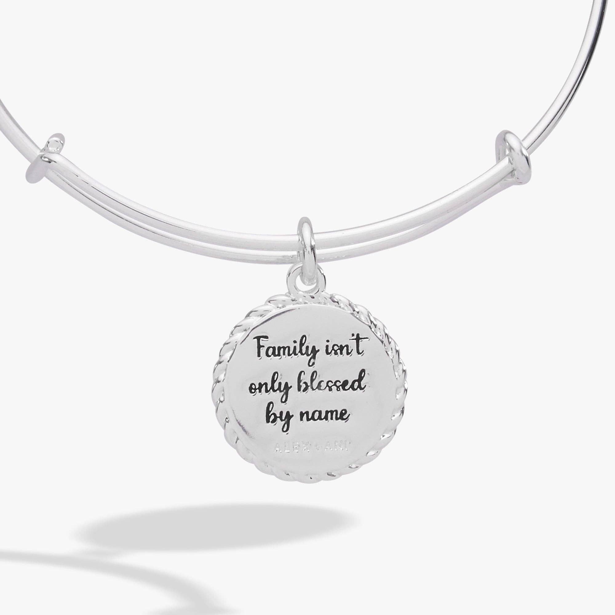 Alex and Ani - Wholesale Charm/Dangle Bracelet - Bonus Mom 'Family Isn't Only Blessed By Name' Charm Bangle5