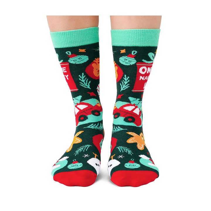 Uptown Sox - Wholesale Socks - Women's - Naughty List Socks - S/M (Women)1
