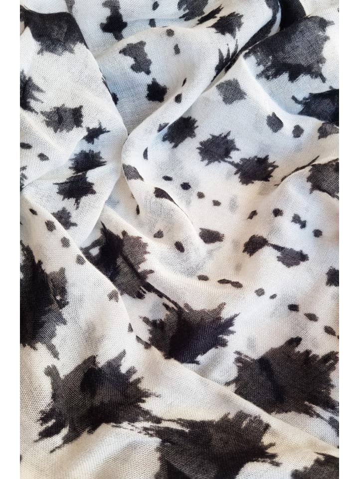 Shinjuku Lanes – wholesale Swim cover-up – Women’s – Tokyo Bamboo Sarong - Monochrome
