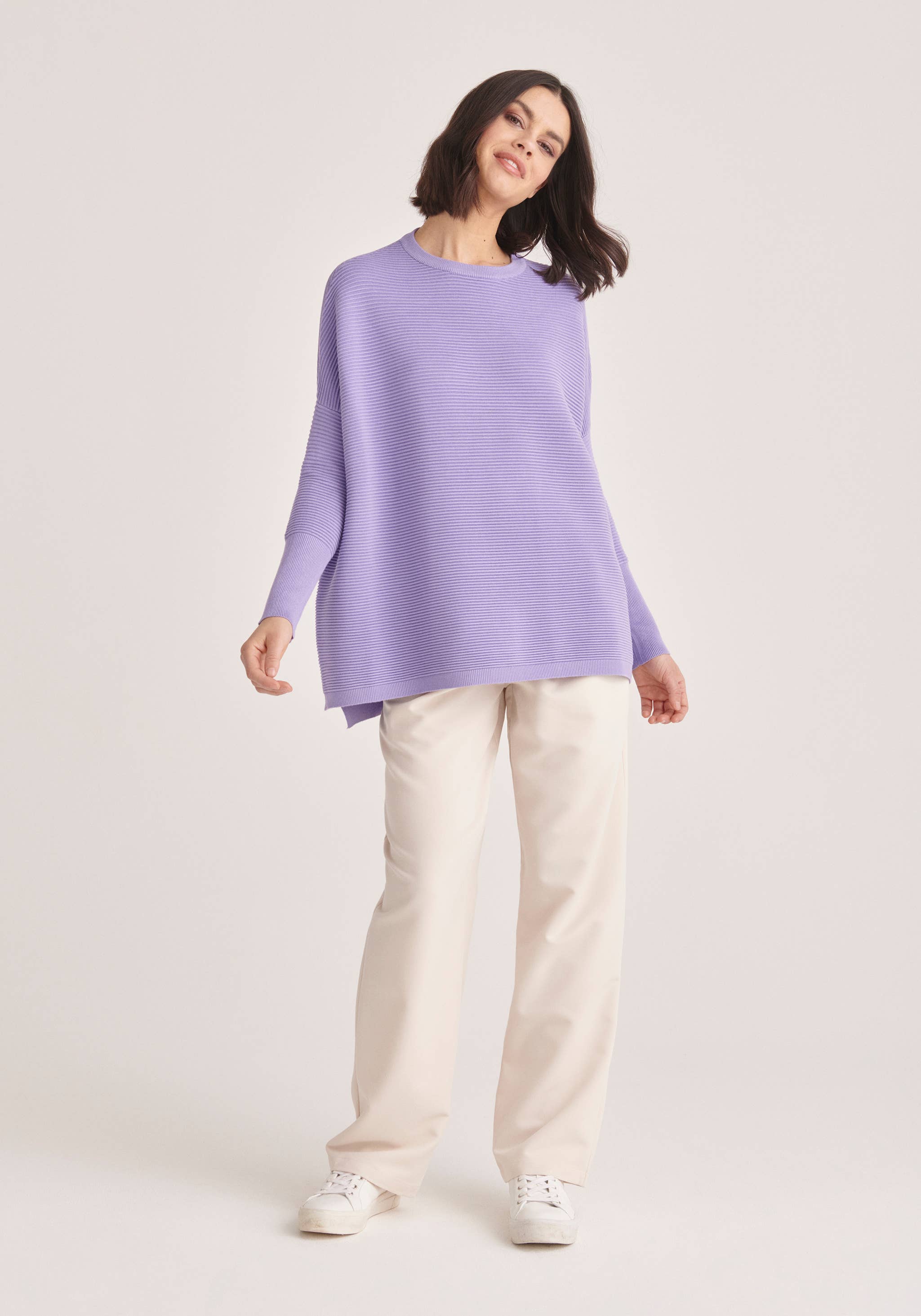 Paisie – wholesale Pullovertröja - Dam – Paisie ribbad tröja med lös passform37