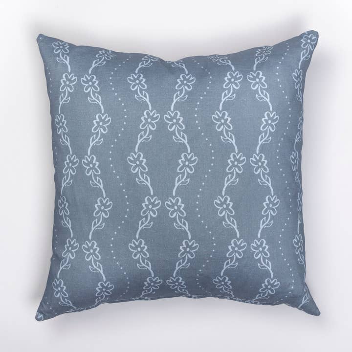 Pillow Cover - Jardim do Mar, Denim for wholesale by Ceae Shop