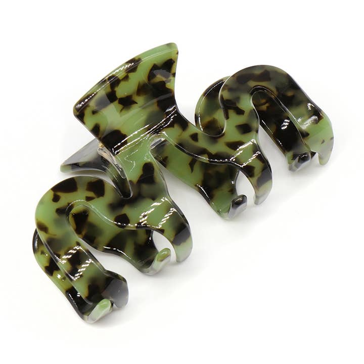 Peace Of Mind – wholesale Hair clip – Women’s – Olive Mix Wave Claw Clip
0