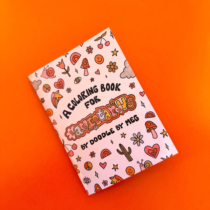 Doodle By Meg - Wholesale Coloring & Activity Book - Adult - Sagittarius Zodiac Coloring Book