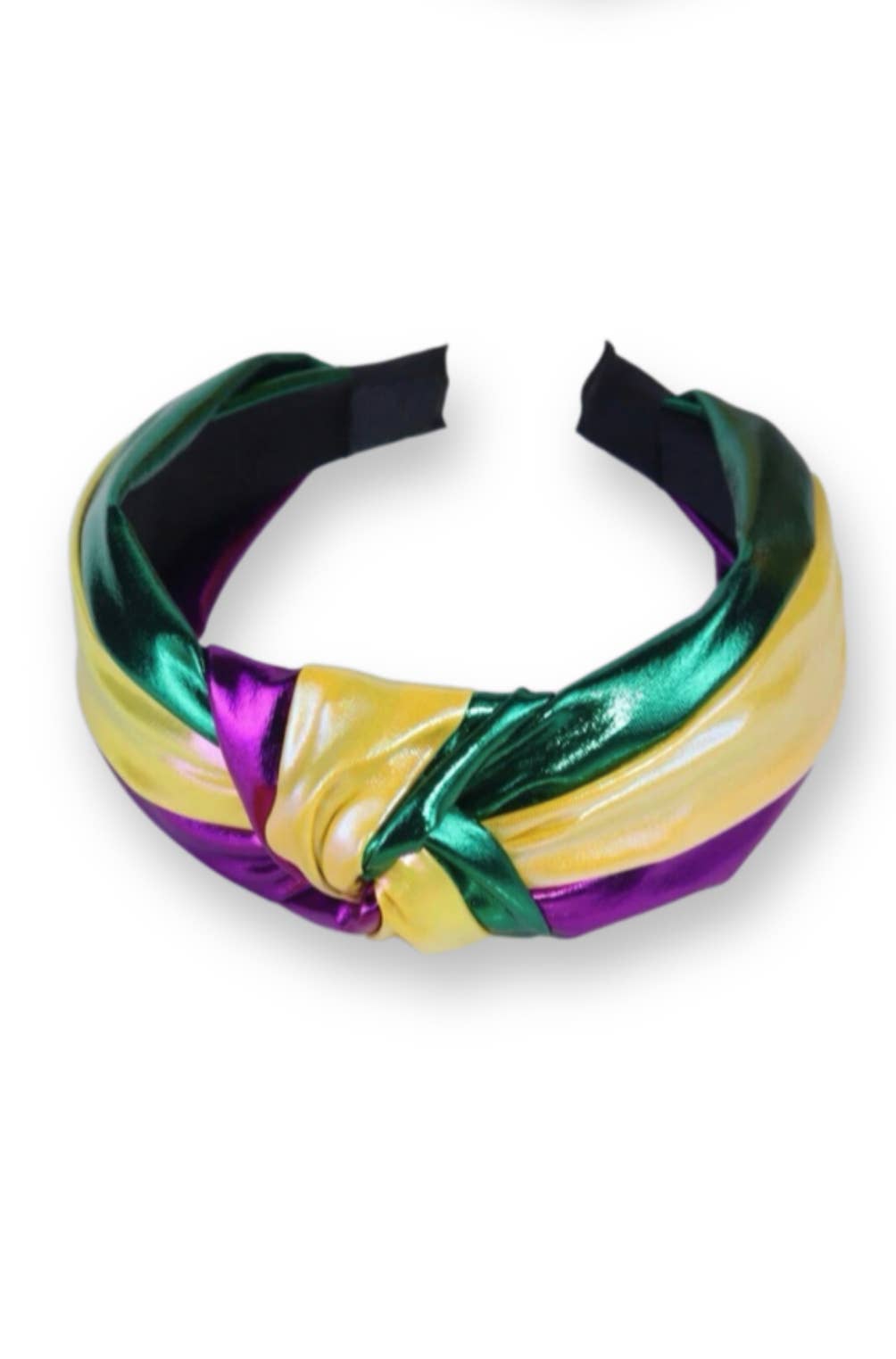 Louie Love - Wholesale Fashion Headband - Women's - Mardi Gras Louisiana Purple Gold Green Headband1