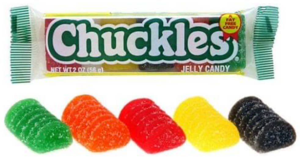 O'Shea's Candies Sweet Shop - Wholesale Hard Candy - Nostalgic 1921 Original 5 Flavor CHUCKLES - 24ct Display Box7