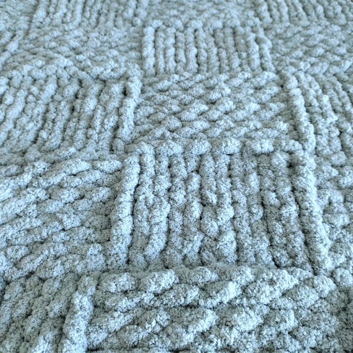 Outer Banks Treasure – Engroshandel Tæppe – Chunky Strik kaste tæppe med kurv væve Design