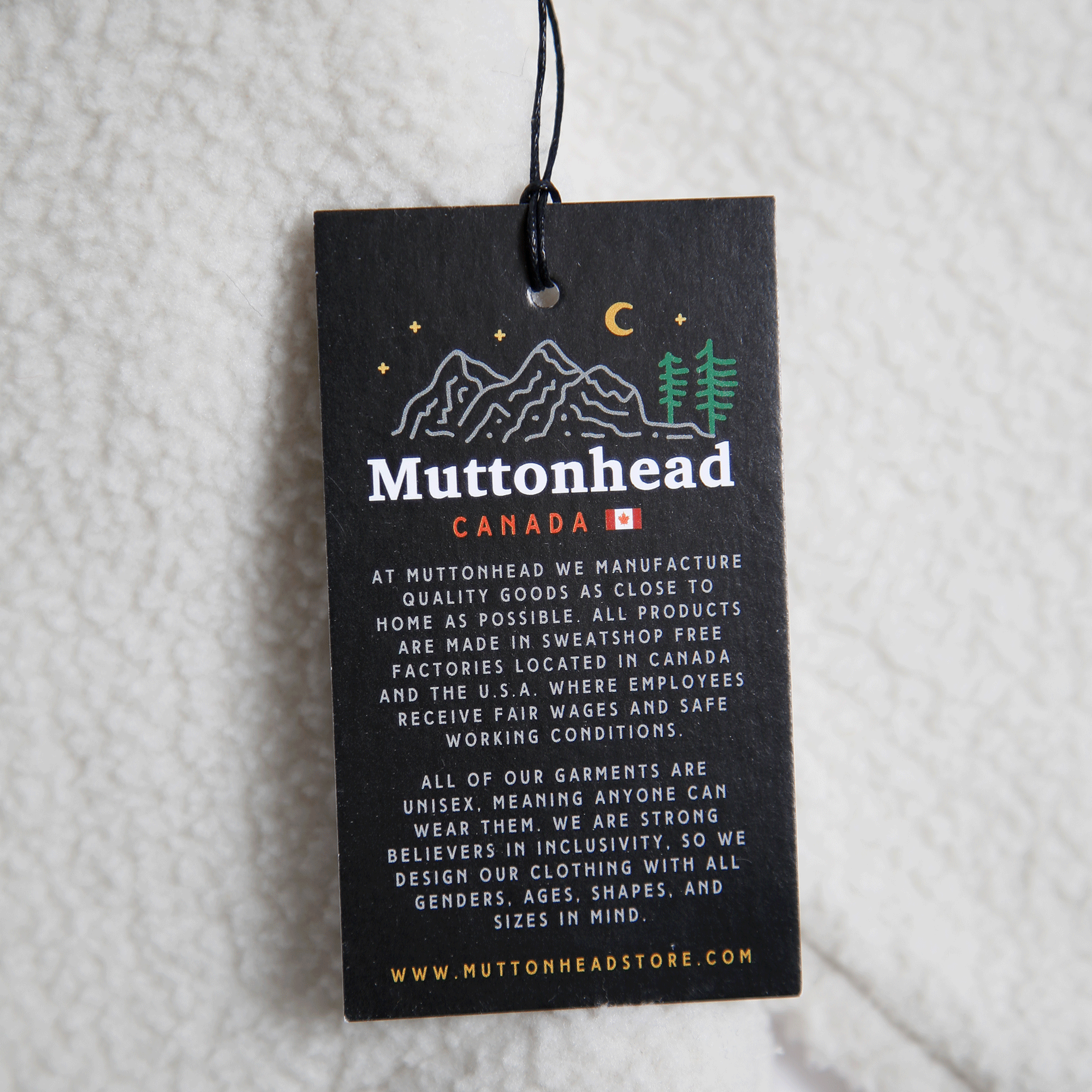 Muttonhead - Vente Sweat à capuche – unisexe - Sweat à capuche Camping en sherpa couleur avoine5