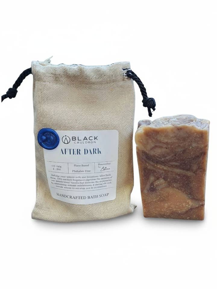 After Dark - Face & Body Soap for wholesale by Black Cauldron Soap Co.