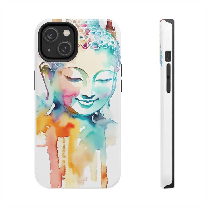 Art Essential - Wholesale Telefoonhoesje - Dames - Buddha Jay watercolor stoere telefoonhoesjes van Art Essential23
