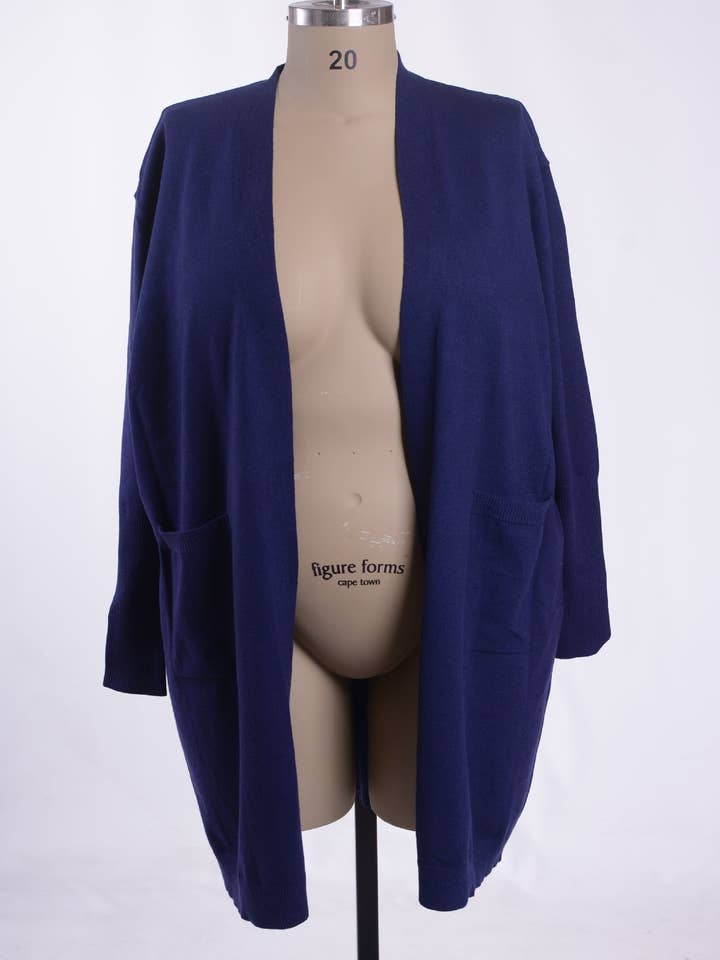 Soft Knit Longline Cardigan - CT1 for wholesale by Jeld Wholesale