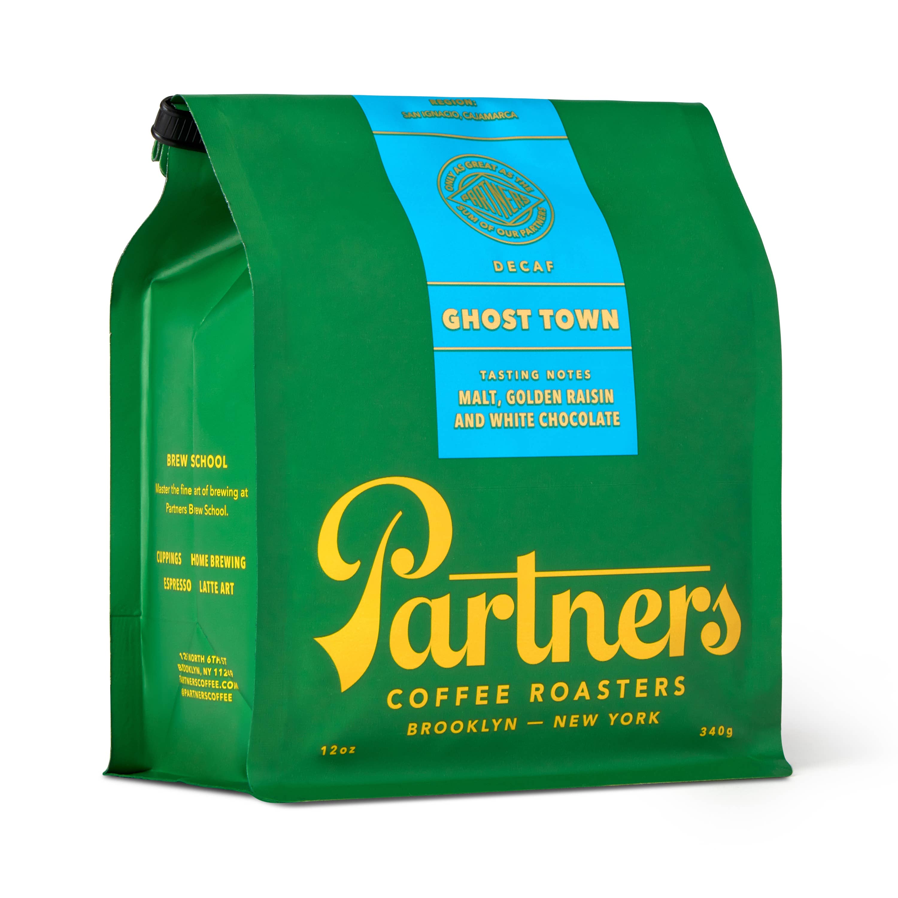 Partners Coffee Roasters - Wholesale Coffee Beans - Peru - Ghost Town - Decaf Whole Bean Coffee - 12oz1