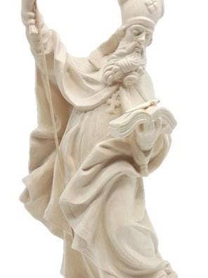 Saint Maximilien avec livre et épée en bois 9948 pour la vente par Dolfi