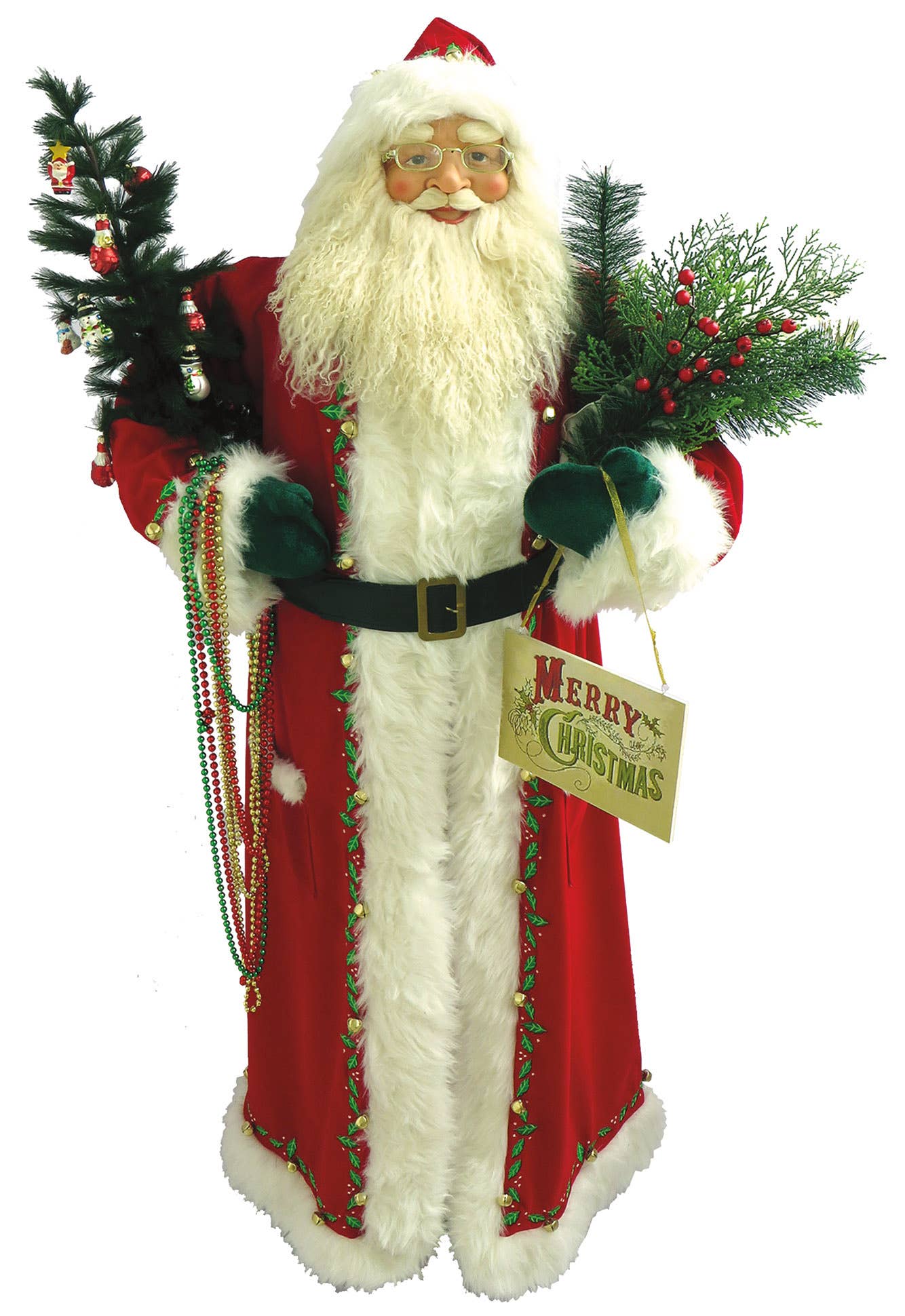 Santa’s Workshop Inc. - Wholesale Christmas Decoration - 60" Merry Christmas Claus0