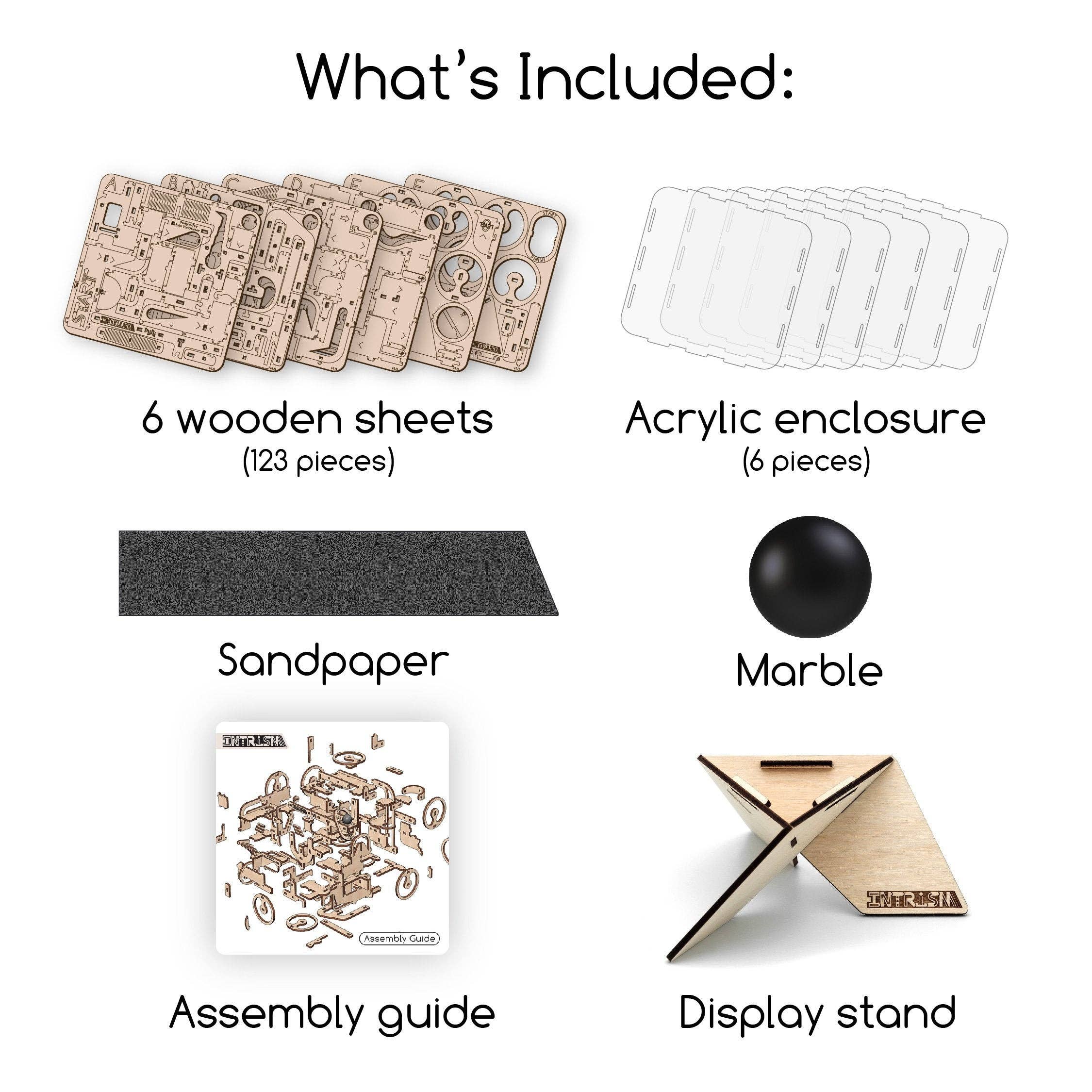 Intrism – Engroshandel Puslespil - Voksen – Intrism Mini - 3D Labyrint puslespil med kugle6