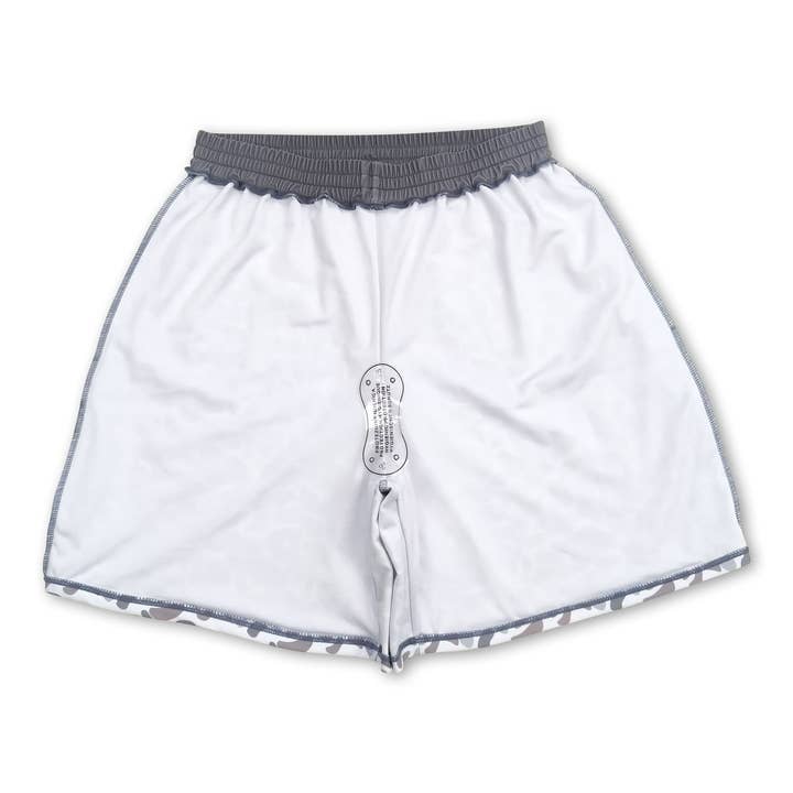 Yawoo Garments - Wholesale Swim Shorts - Men's - Khaki camo adult men summer swim shorts